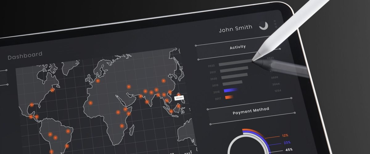 digital tablet mockup for online learning